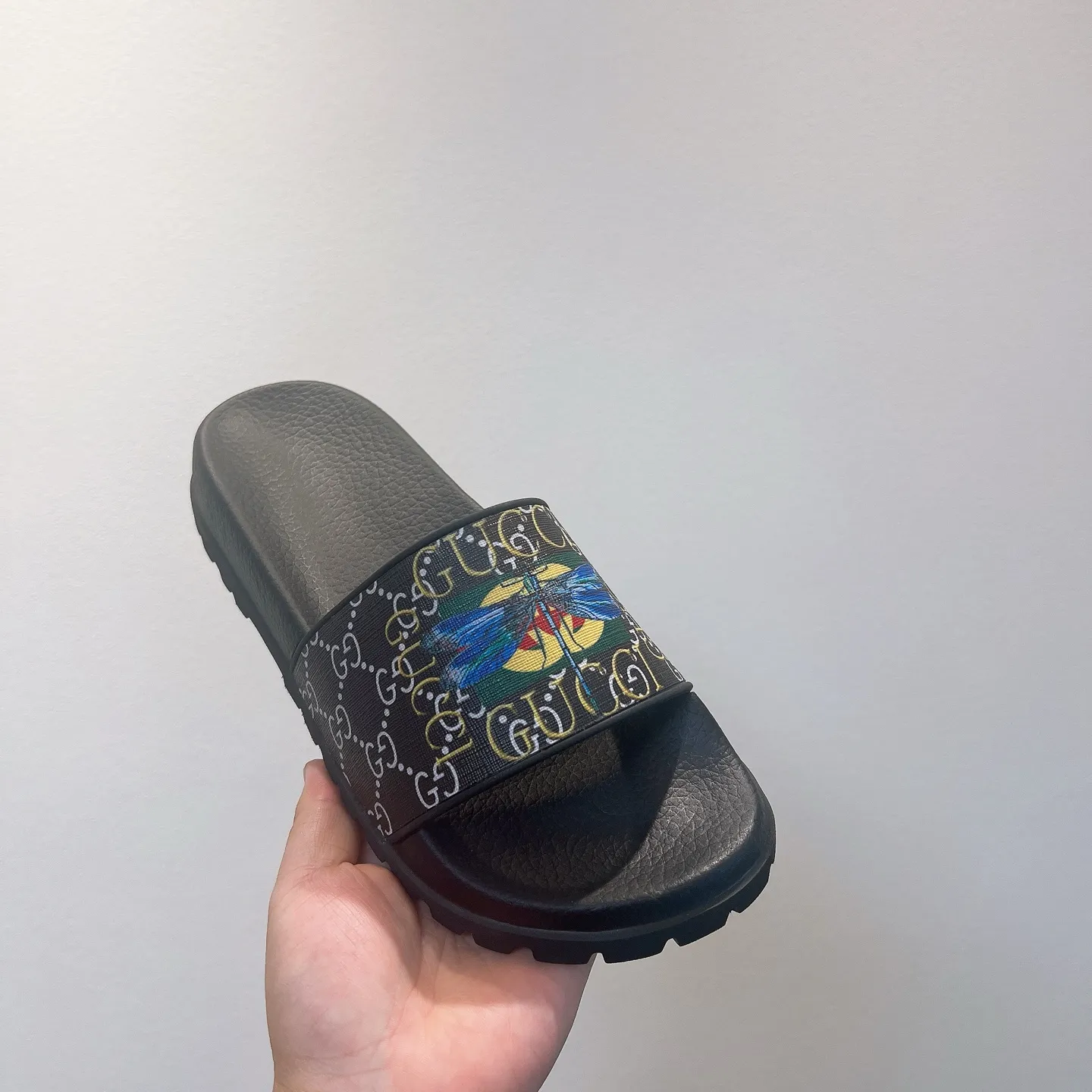 Men's Men's Shoes 130🐮🐮Gucci Gucci Slippers Gucci 2024 latest beach sandals slippers Original molding double G LOGO Original molding consistent Outsole: Men's Men's Shoes u double-layer outsole Size: 35-46